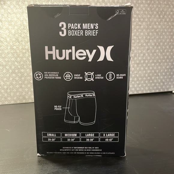 🆕Hurley 3 Pack men’s boxer brief - Picture 2 of 2